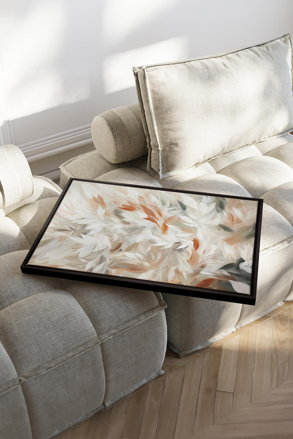 Feathered Breeze, Stretched Canvas Artwork
