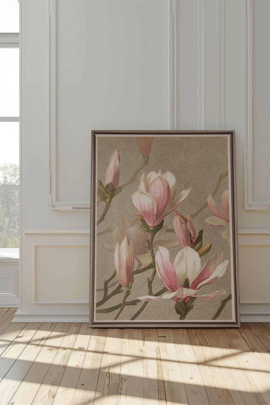 MAGNOLIA WHISPER, Stretched Canvas Artwork