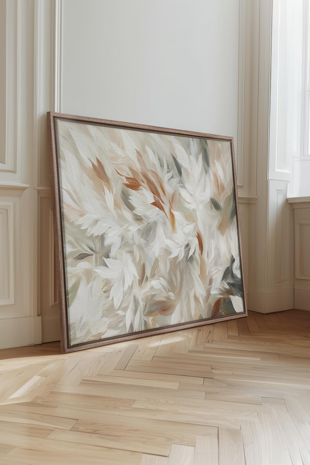 Feathered Breeze, Stretched Canvas Artwork