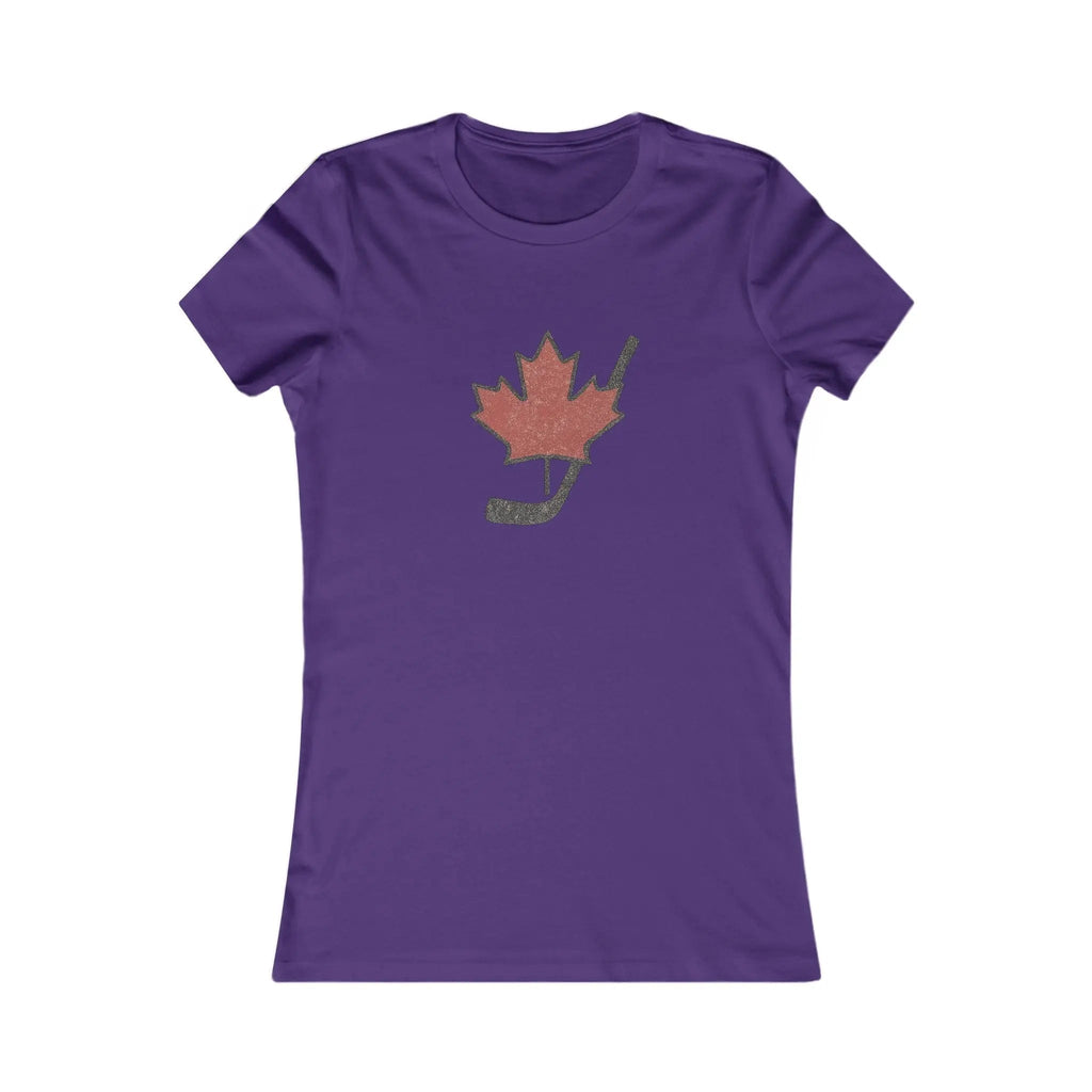 T-shirt femme Maple Stick Hockey Stick - Fierté du hockey canadien - Maple Stick Hockey Co. - Coupe femme 