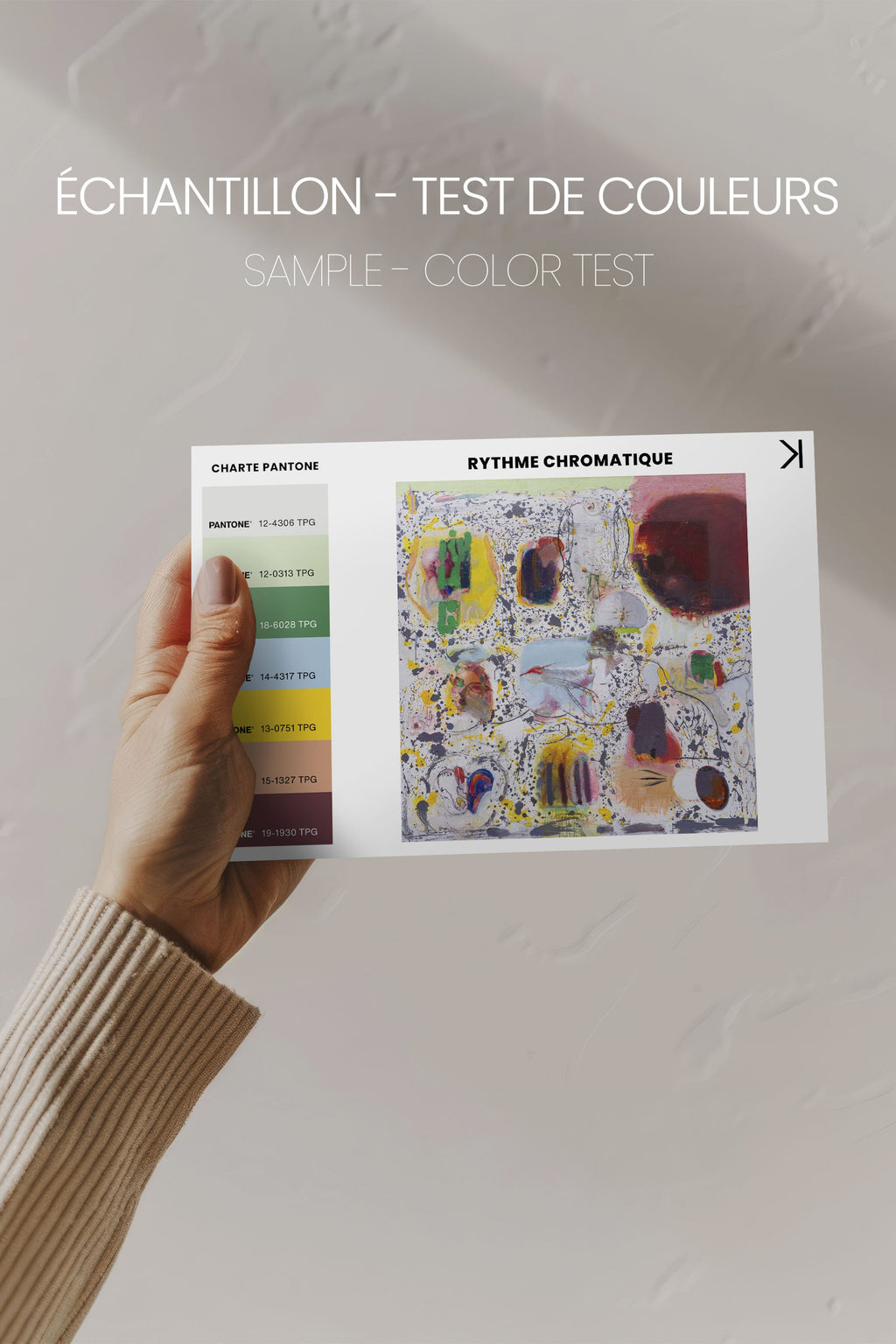 CHROMATIC RHYTHM, Stretched Canvas Artwork