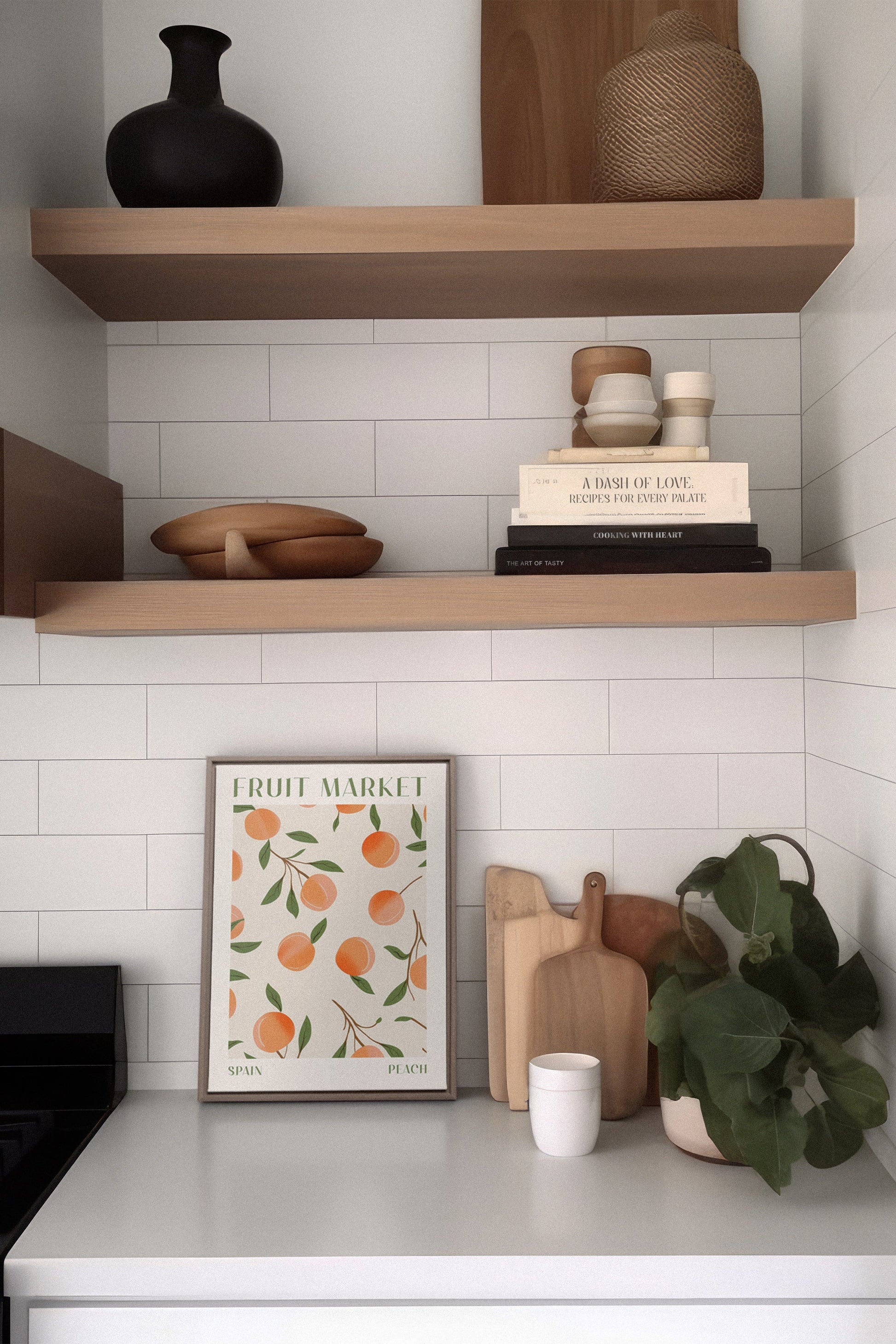 PEACH, Stretched Canvas Artwork
