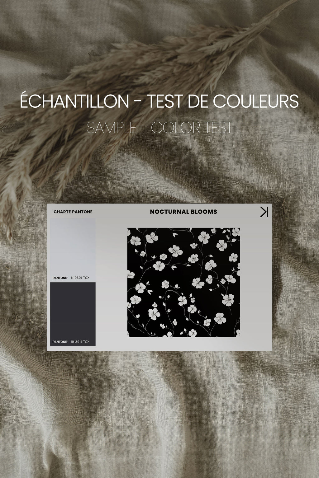 Nocturnal Blooms, Stretched Canvas Artwork