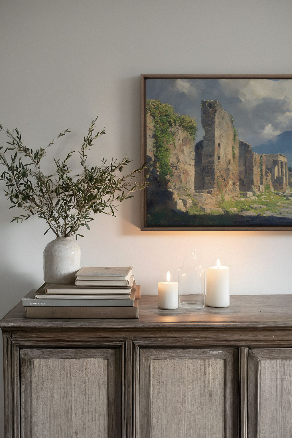 Shadows of the Past, Stretched Canvas Artwork