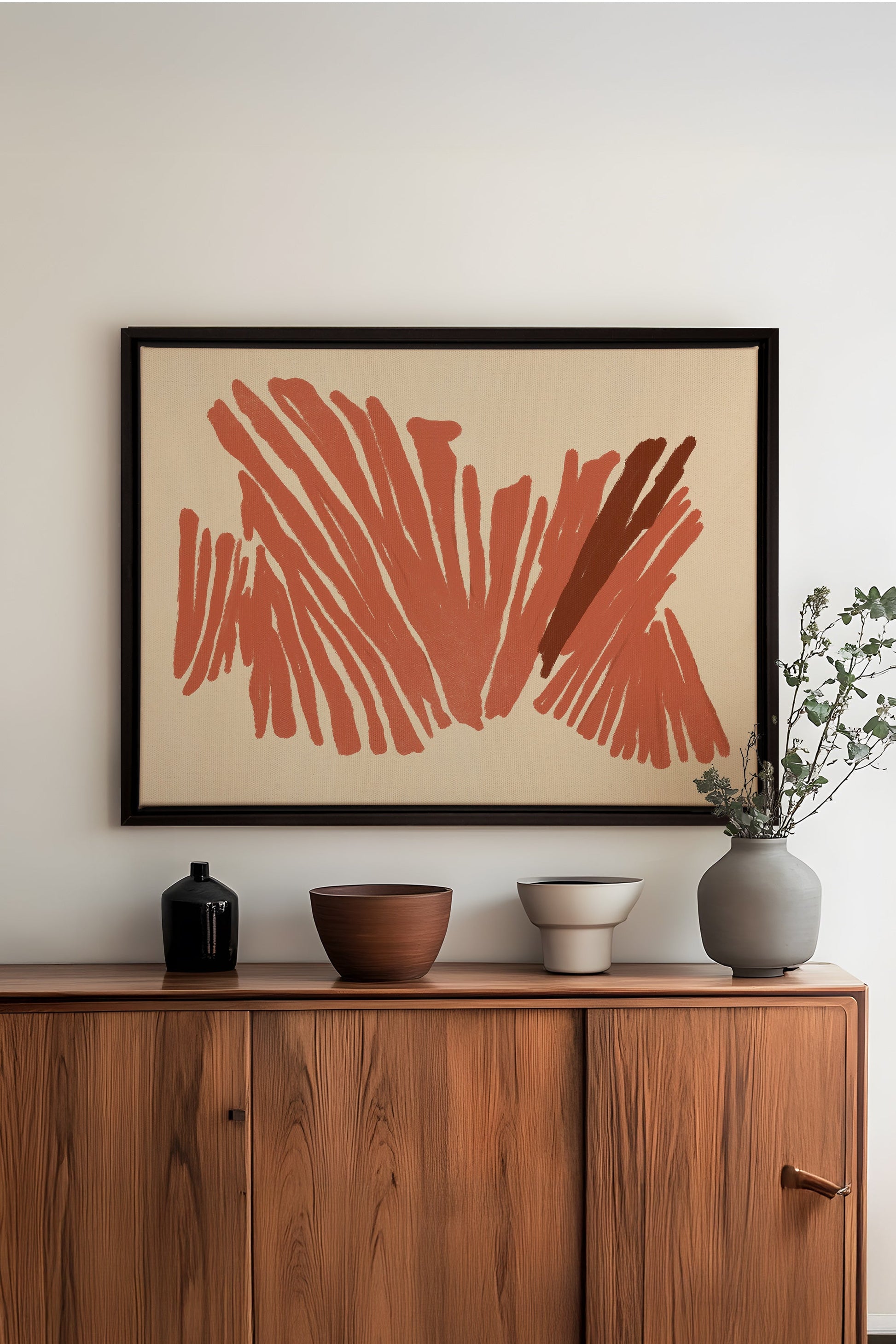 BURNT ECHO, Stretched Canvas Artwork
