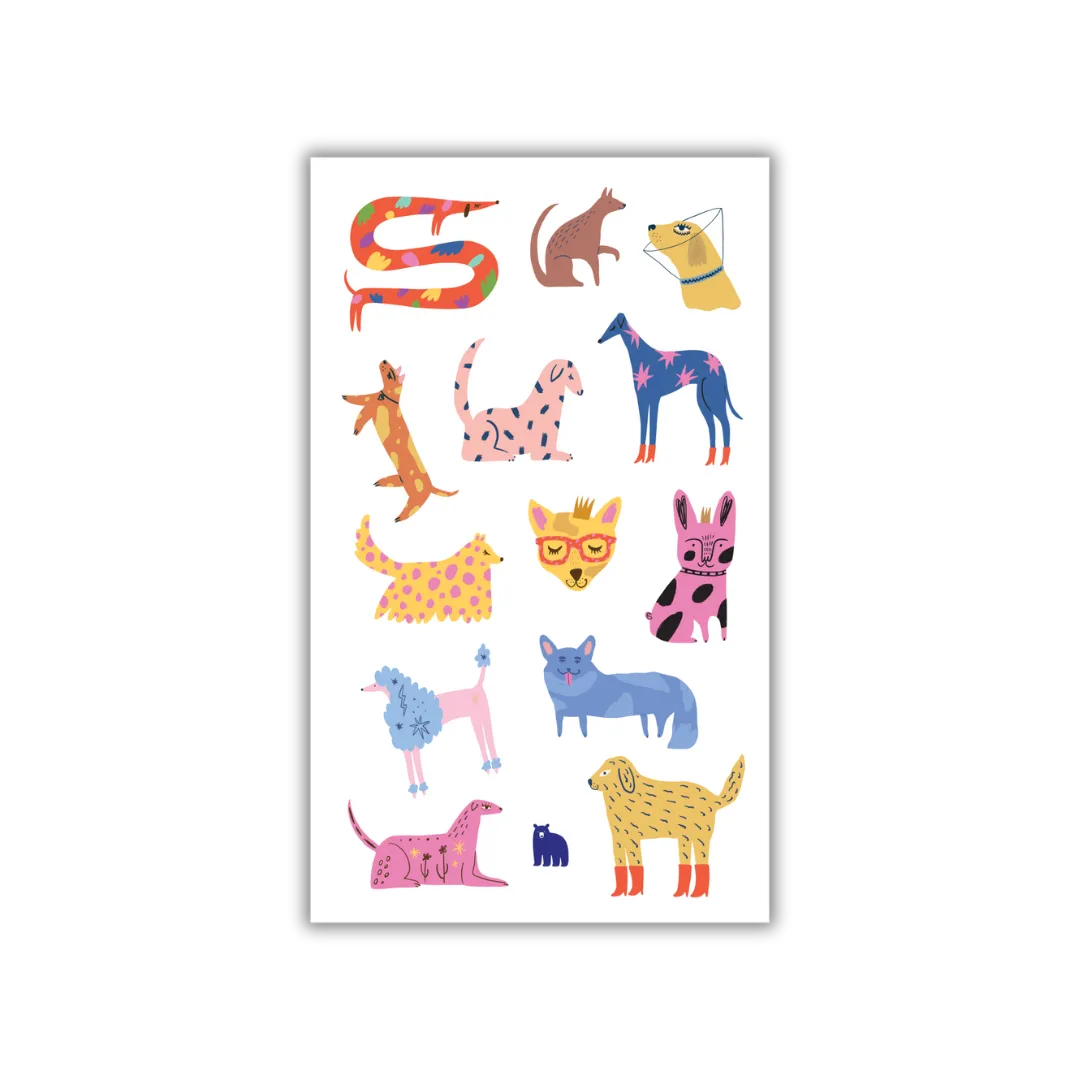 Ready to Paw-ty - Four Bears Sticker Club