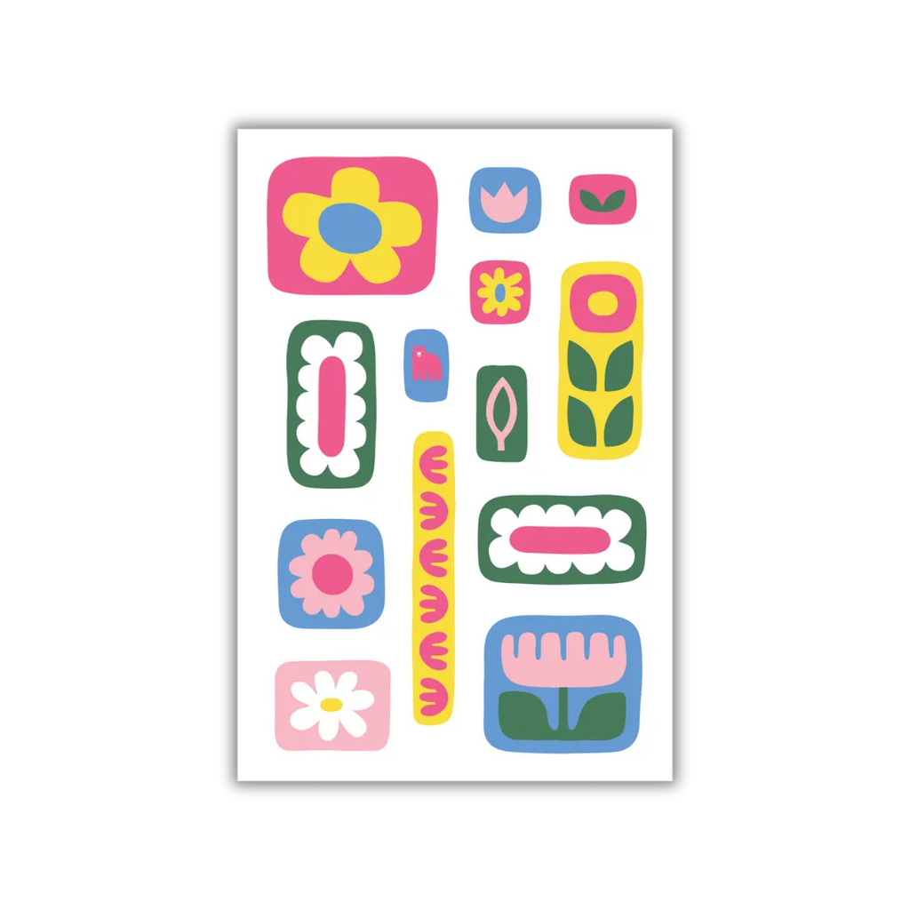 Awesome Blossoms - Four Bears Sticker Club