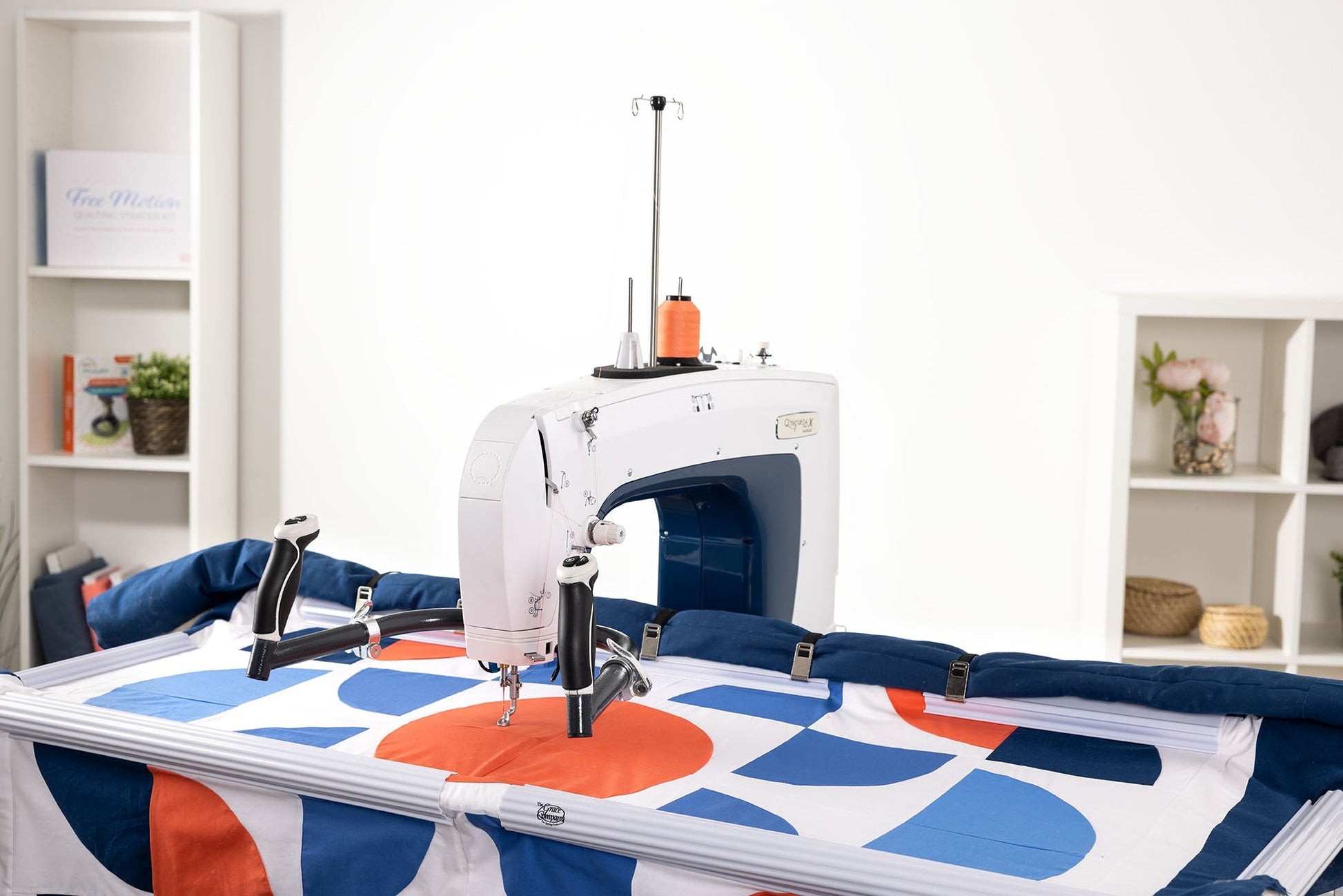 Machine à quilter manuelle à bras long Grace Q'nique Q16X