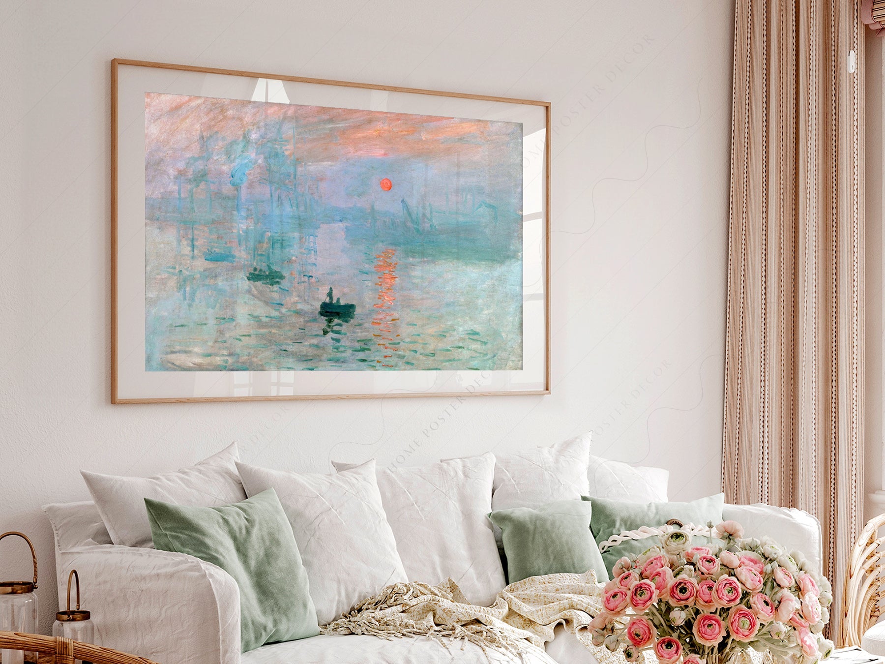 Claude Monet - Impression Sunrise Art Print – Impressionist Wall Decor