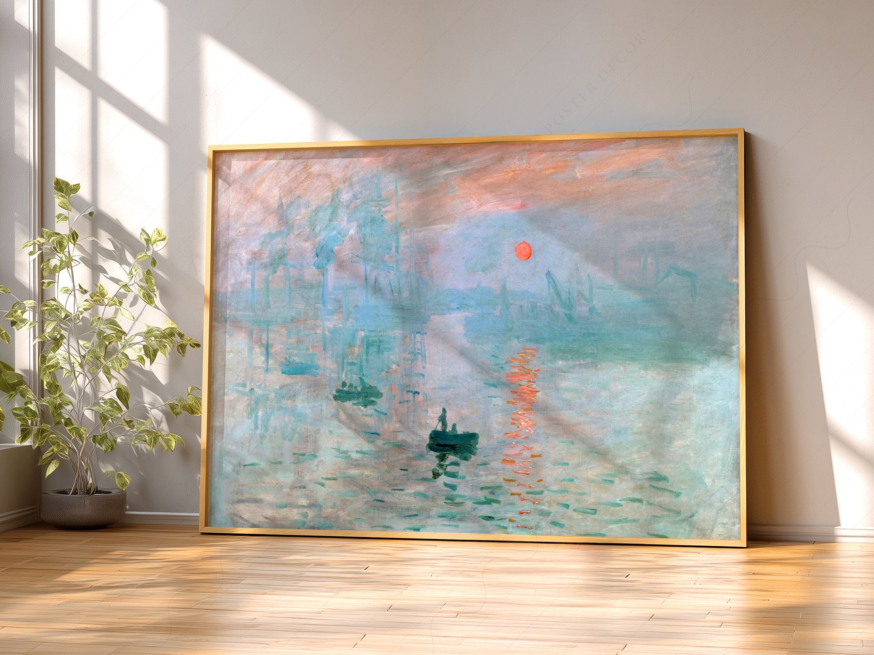 Claude Monet - Impression Sunrise Art Print – Impressionist Wall Decor
