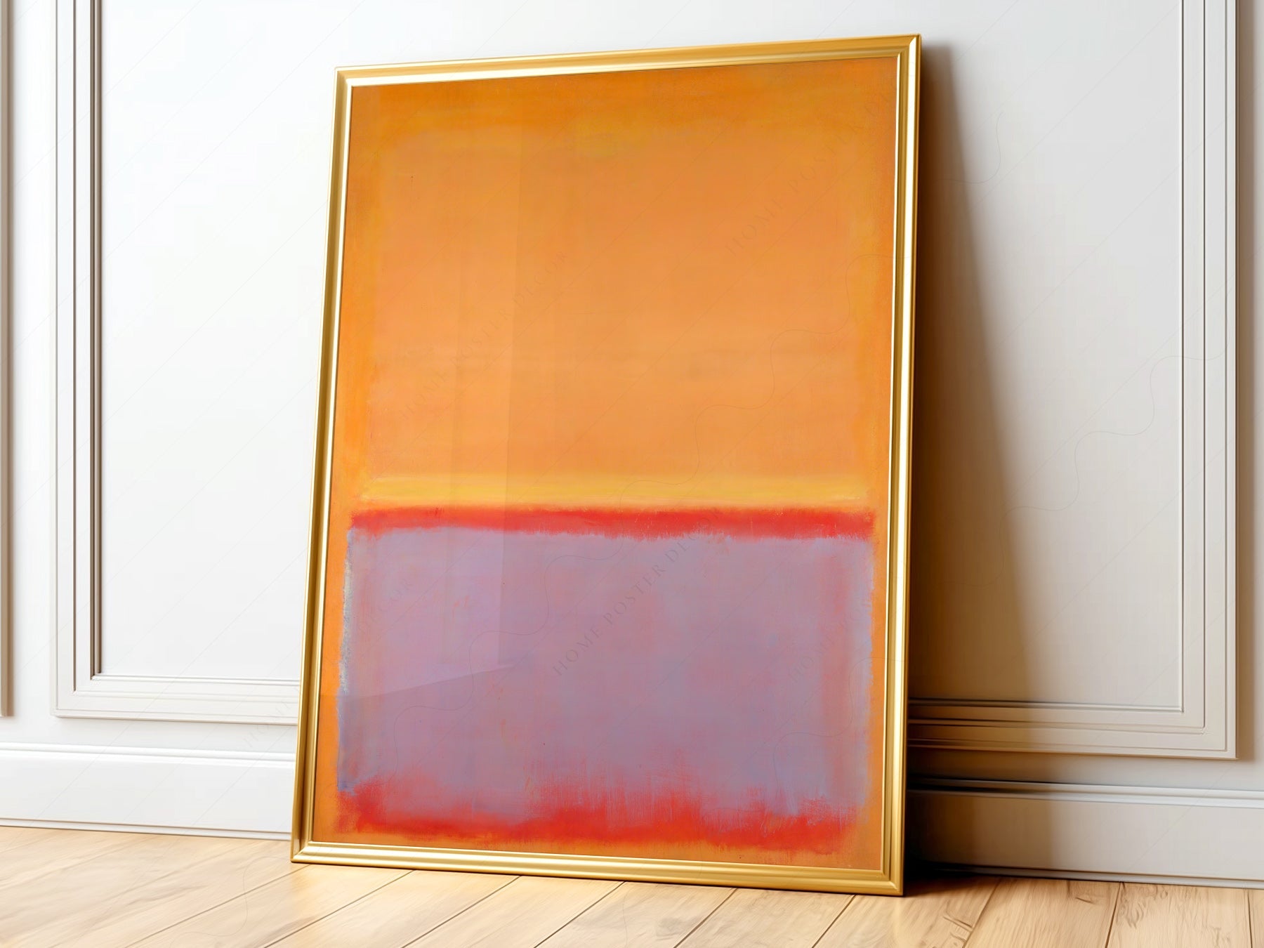 Mark Rothko Untitled Orange Art Print – Abstract Expressionist Wall Art
