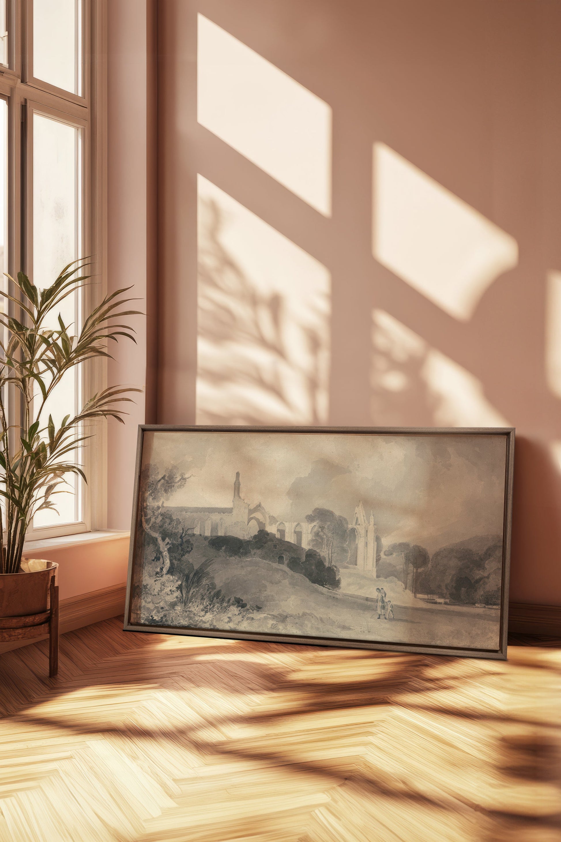 Veiled Vestiges, Stretched Canvas Artwork