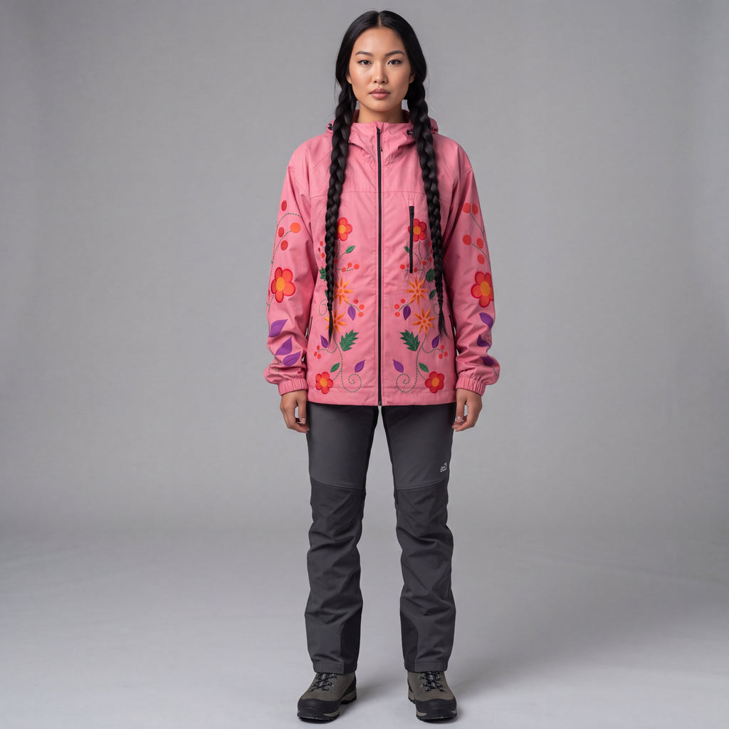 OLDTRIBES™ Pink  Spring Blossom Windbreaker