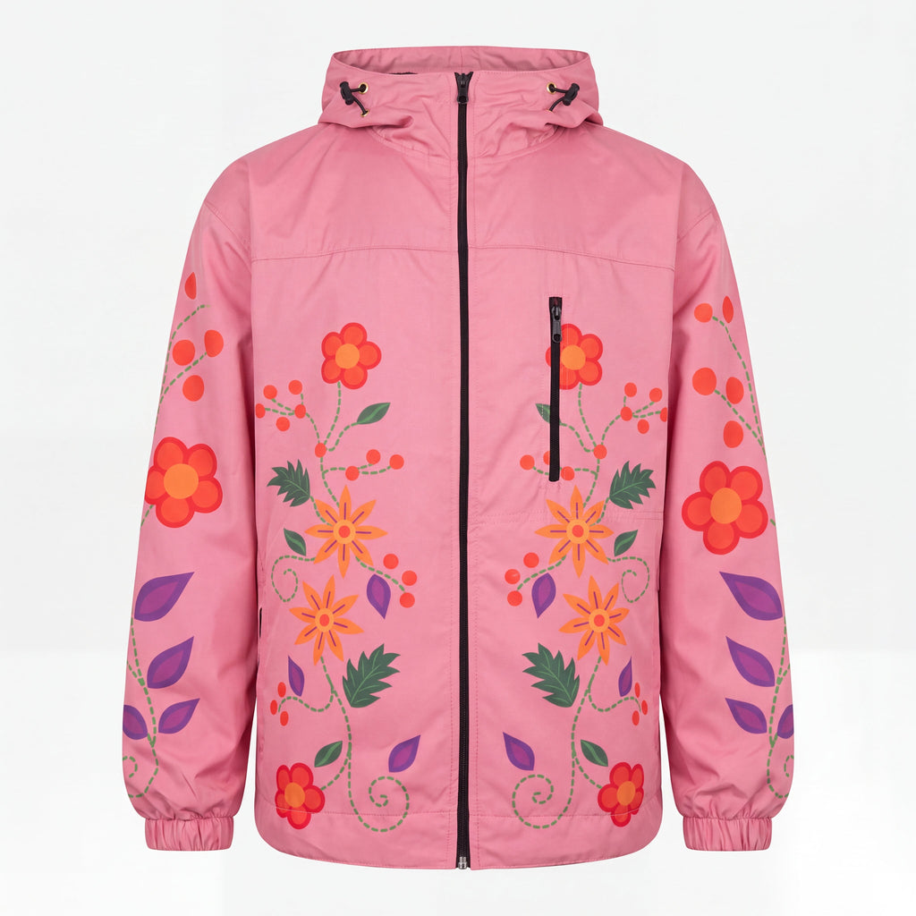 OLDTRIBES™ Pink  Spring Blossom Windbreaker