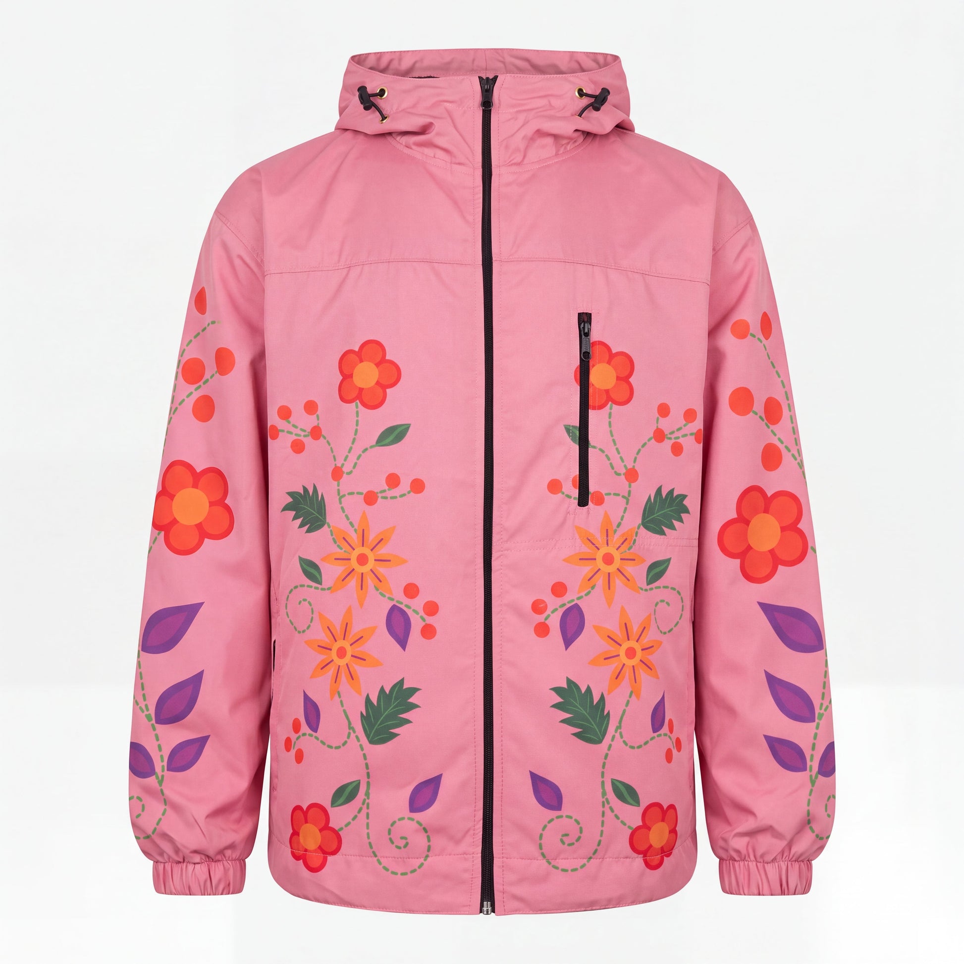 OLDTRIBES™ Pink  Spring Blossom Windbreaker