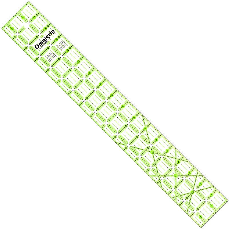 Règle Omnigrip 2,5" x 18"