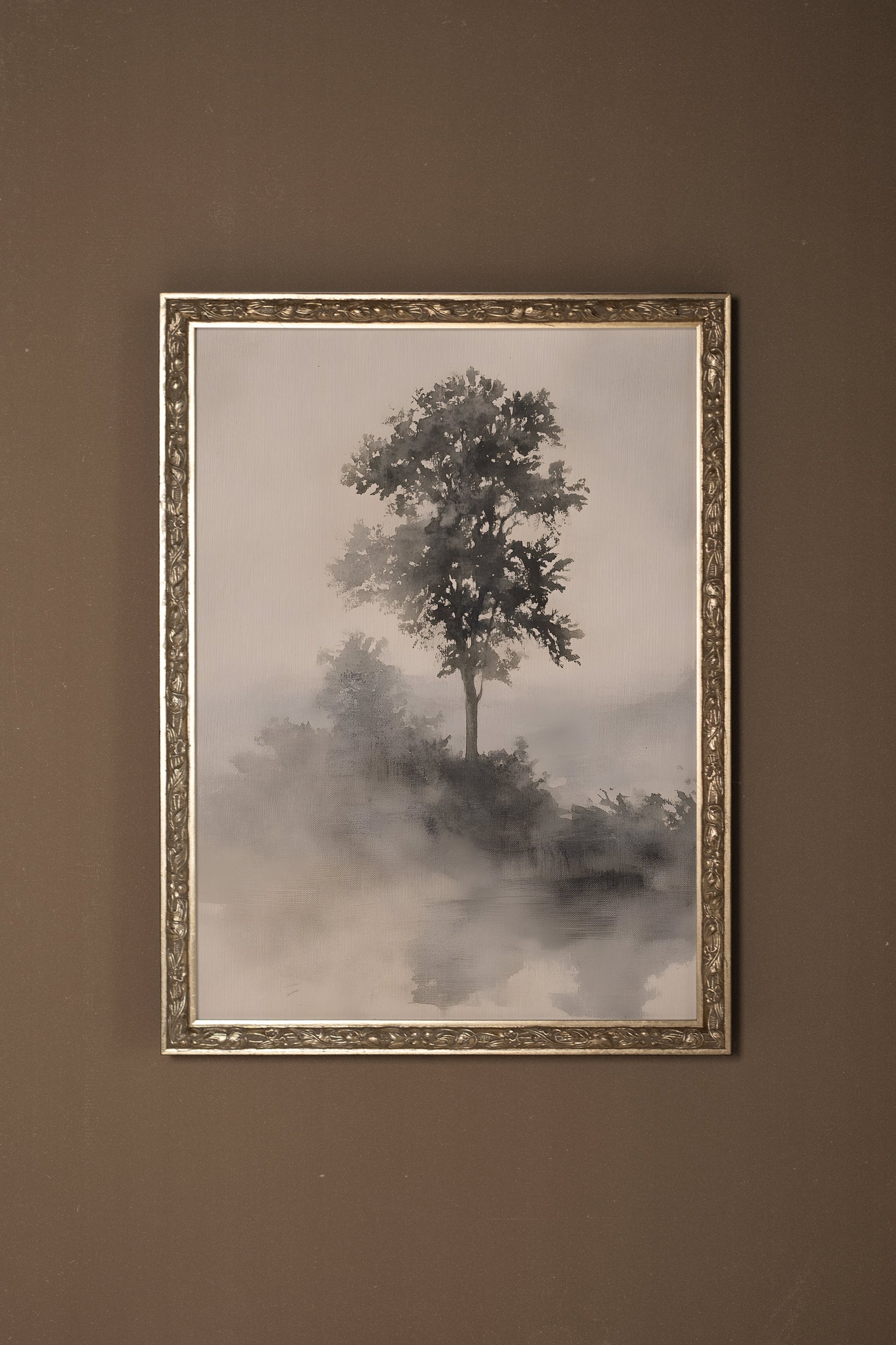 Misty Silence, Vintage Silver Frame
