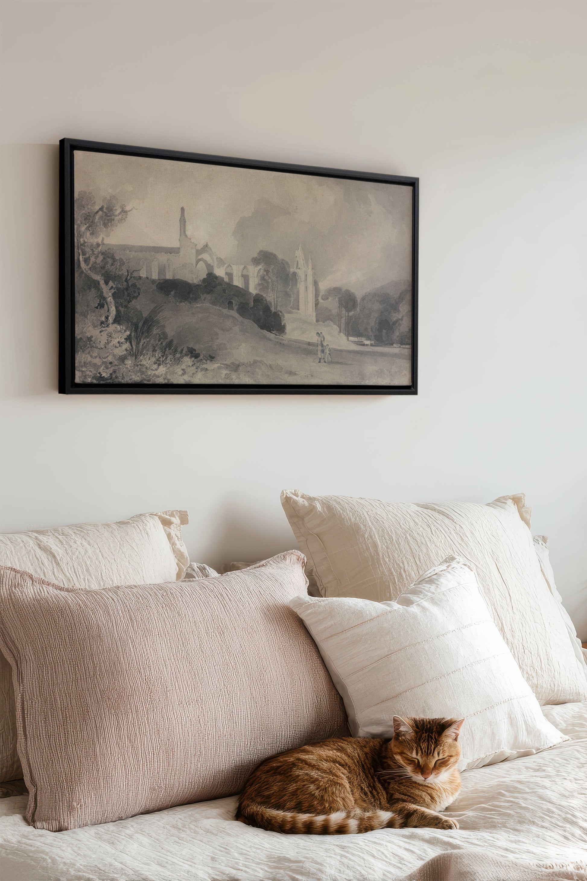 Veiled Vestiges, Stretched Canvas Artwork