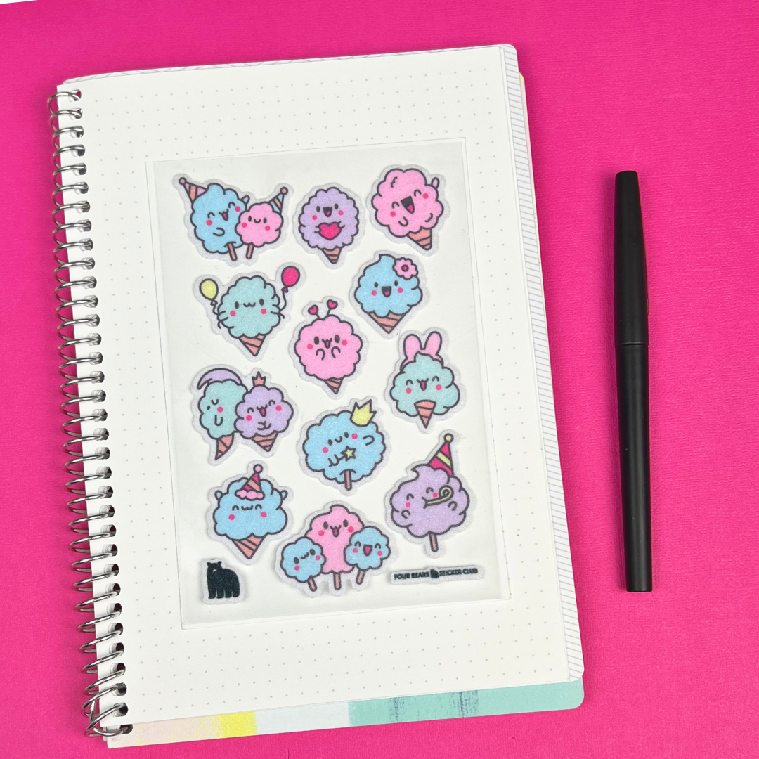 Barbe à papa duveteuse