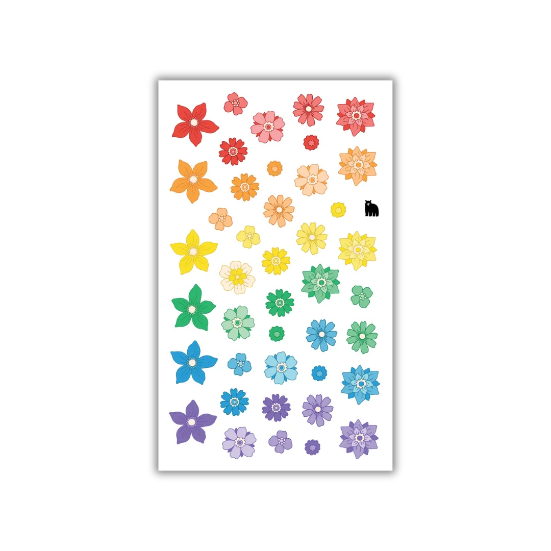 Rainbow Flowers