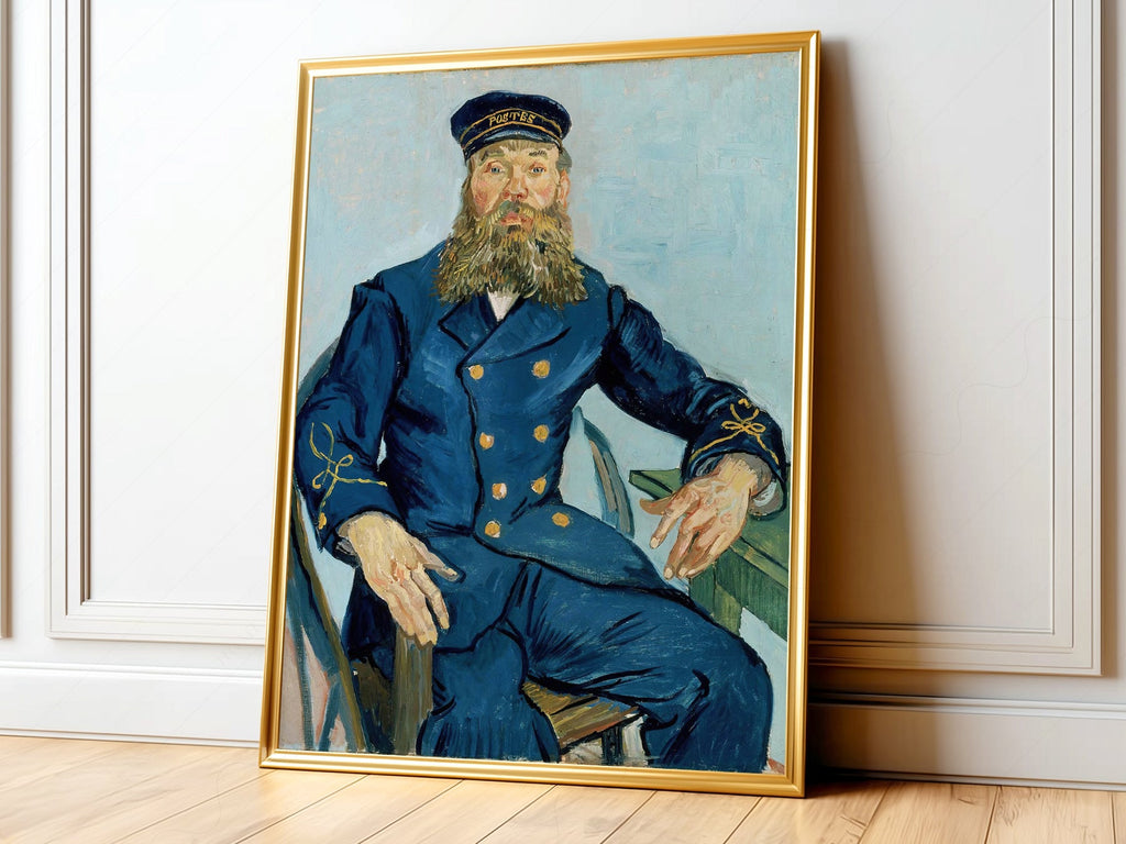 Van Gogh The Postman Joseph Roulin Art Print – Famous Painting Wall Art