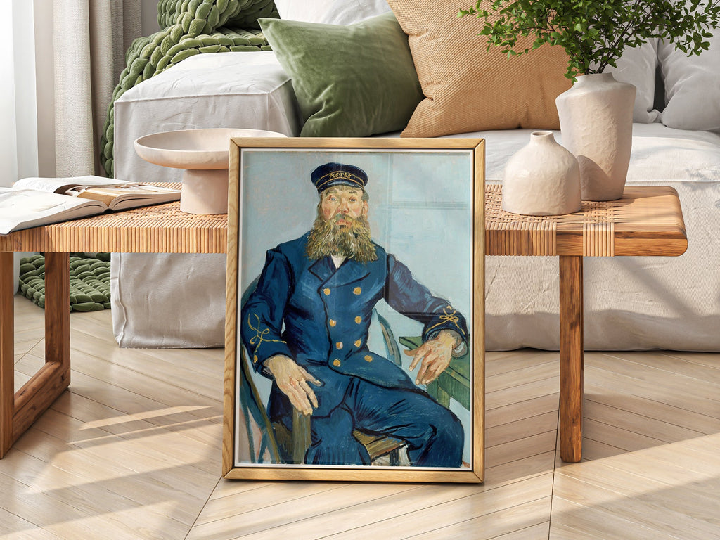 Van Gogh The Postman Joseph Roulin Art Print – Famous Painting Wall Art