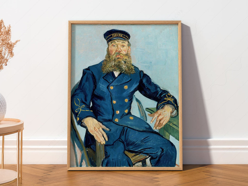 Van Gogh The Postman Joseph Roulin Art Print – Famous Painting Wall Art