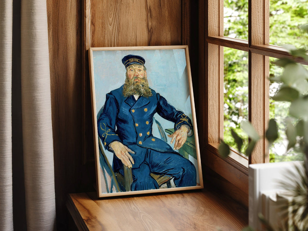 Van Gogh The Postman Joseph Roulin Art Print – Famous Painting Wall Art