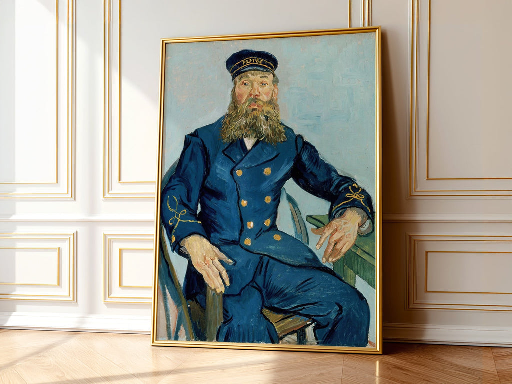 Van Gogh The Postman Joseph Roulin Art Print – Famous Painting Wall Art