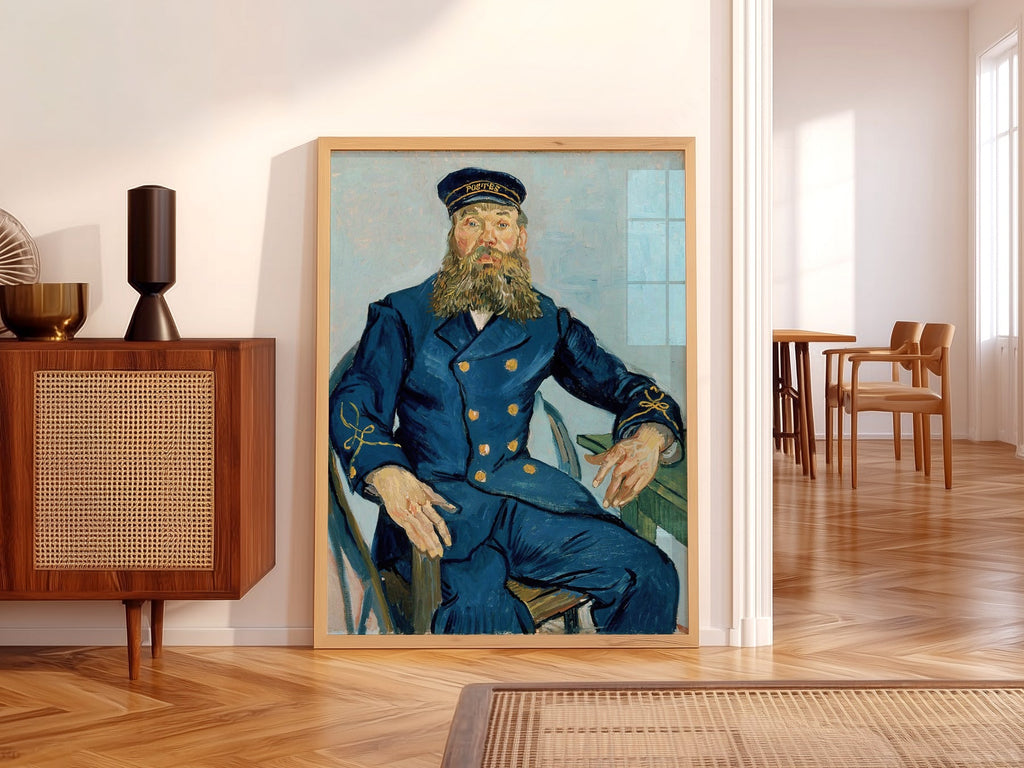 Van Gogh The Postman Joseph Roulin Art Print – Famous Painting Wall Art