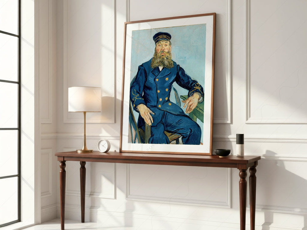 Van Gogh The Postman Joseph Roulin Art Print – Famous Painting Wall Art