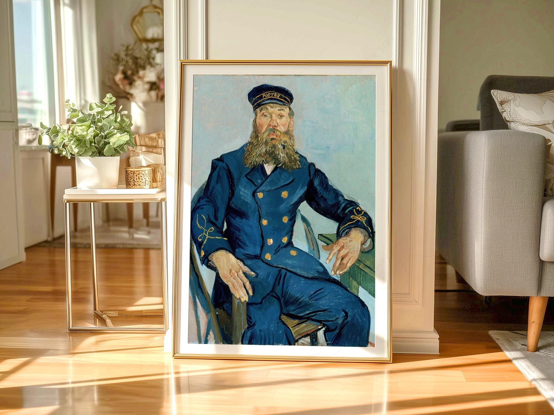 Van Gogh The Postman Joseph Roulin Art Print – Famous Painting Wall Art