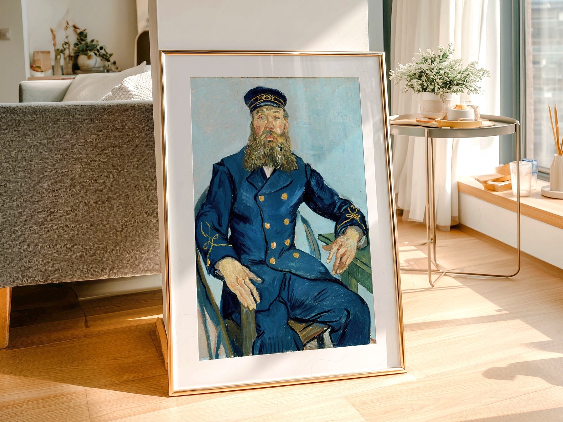 Van Gogh The Postman Joseph Roulin Art Print – Famous Painting Wall Art