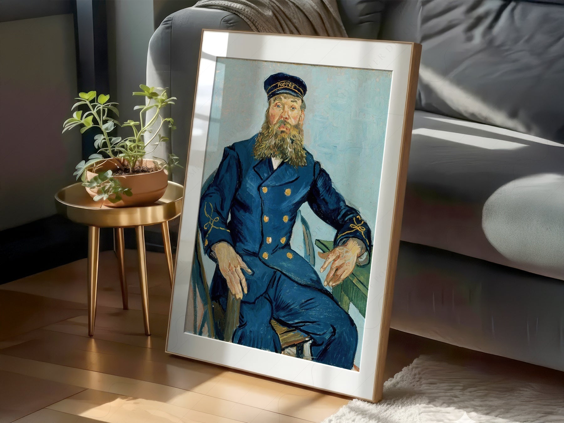 Van Gogh The Postman Joseph Roulin Art Print – Famous Painting Wall Art