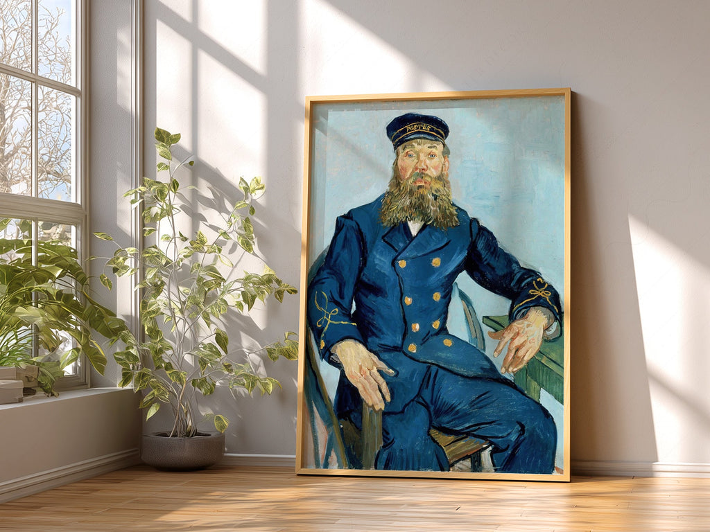 Van Gogh The Postman Joseph Roulin Art Print – Famous Painting Wall Art