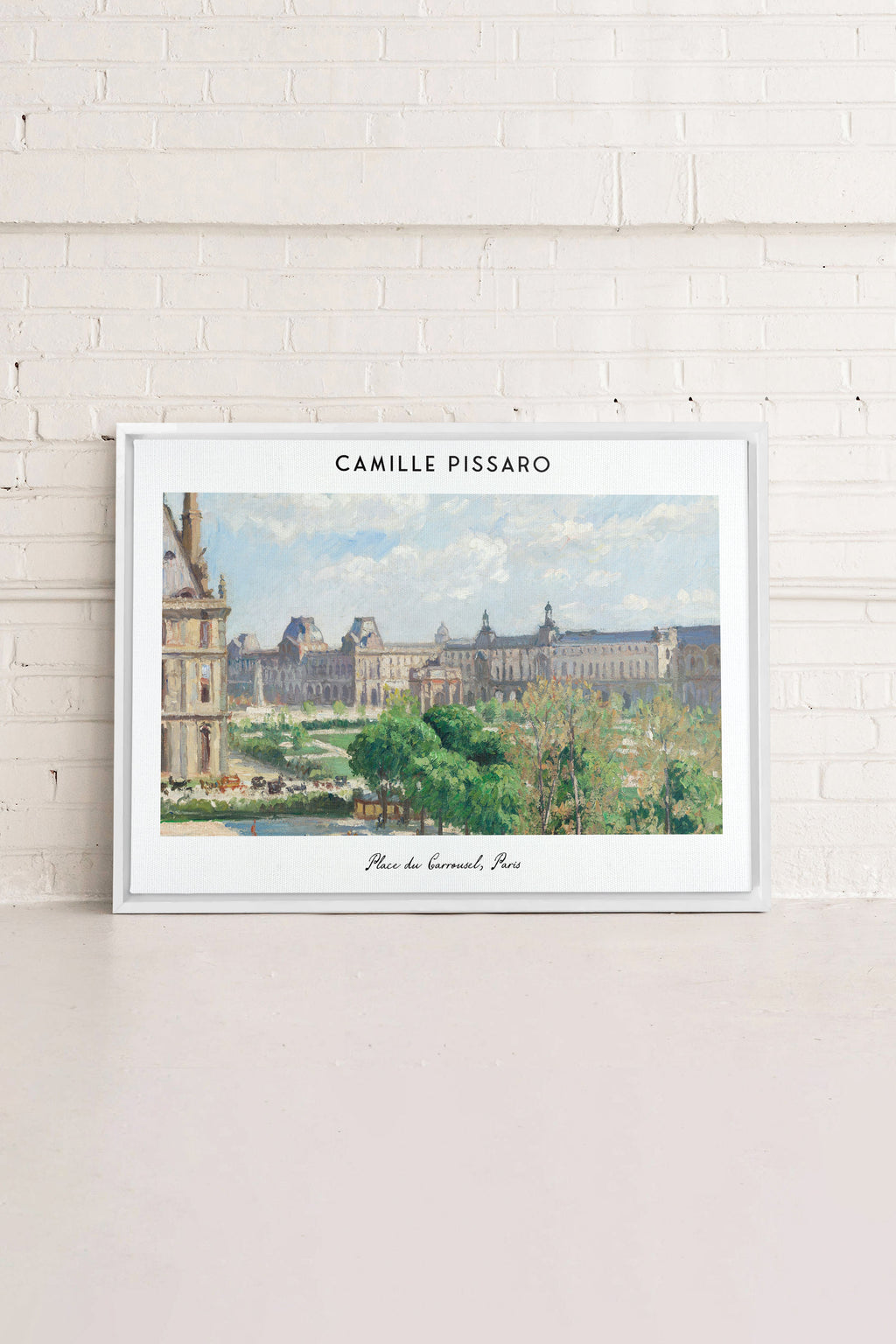 PLACE DU CARROUSEL, Stretched Canvas Artwork