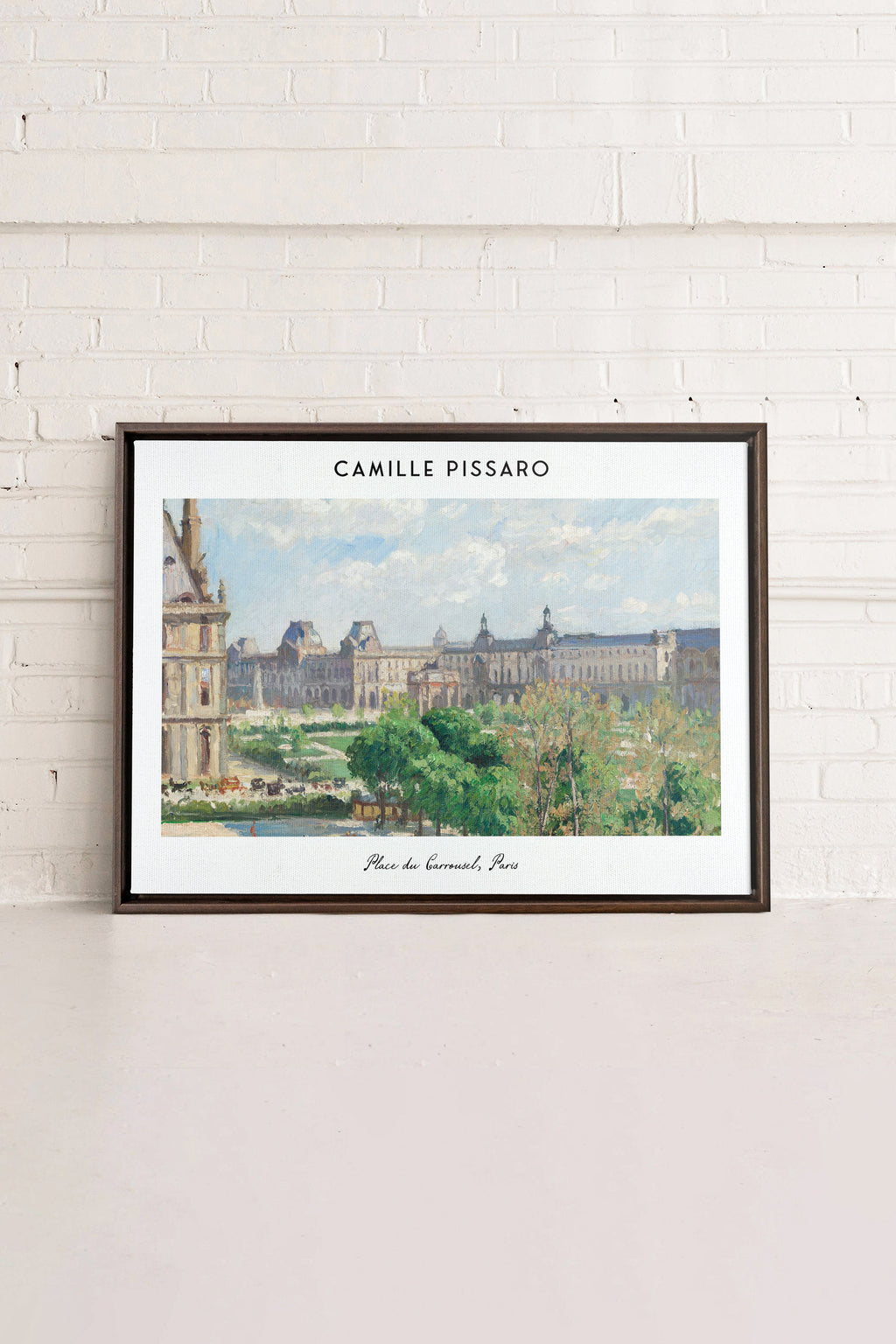 PLACE DU CARROUSEL, Stretched Canvas Artwork