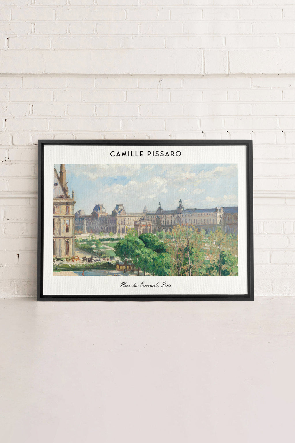 PLACE DU CARROUSEL, Stretched Canvas Artwork