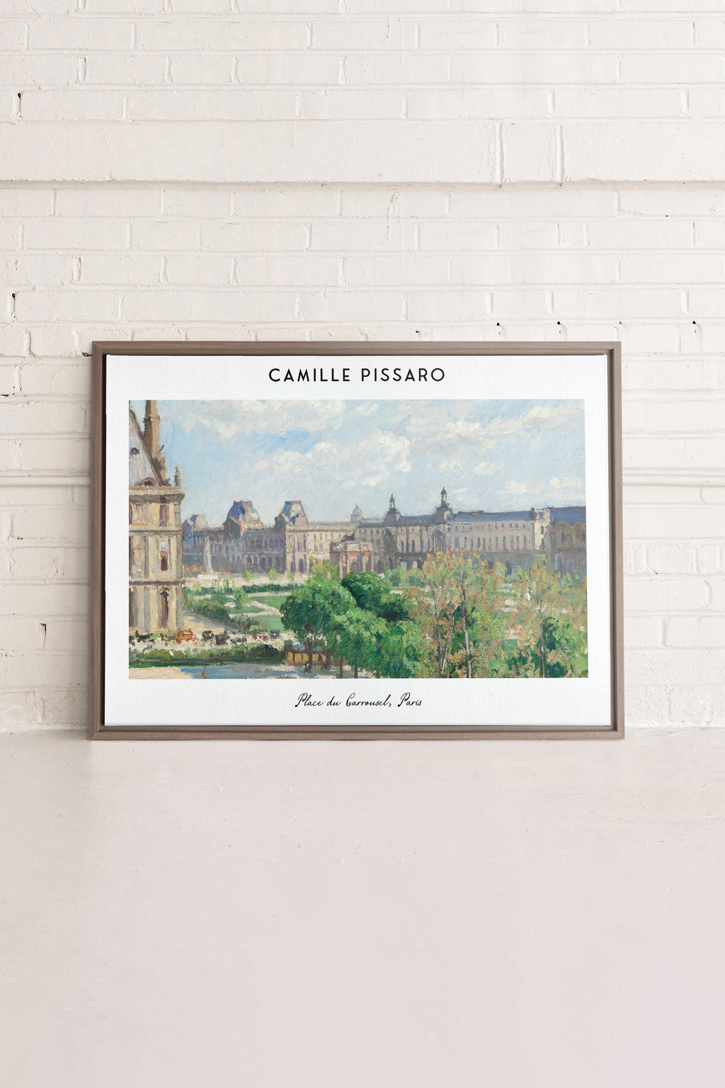 PLACE DU CARROUSEL, Stretched Canvas Artwork