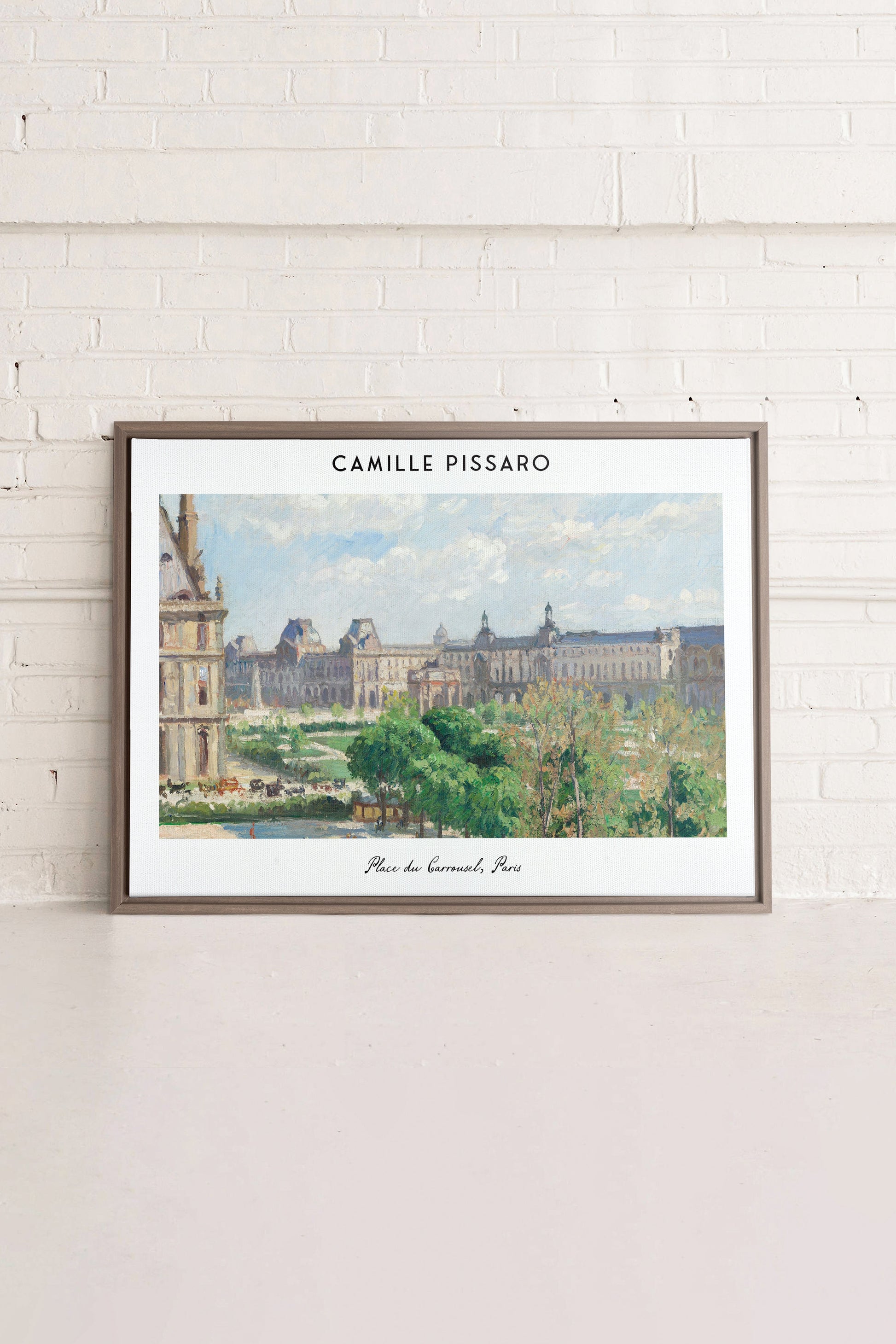 PLACE DU CARROUSEL, Stretched Canvas Artwork