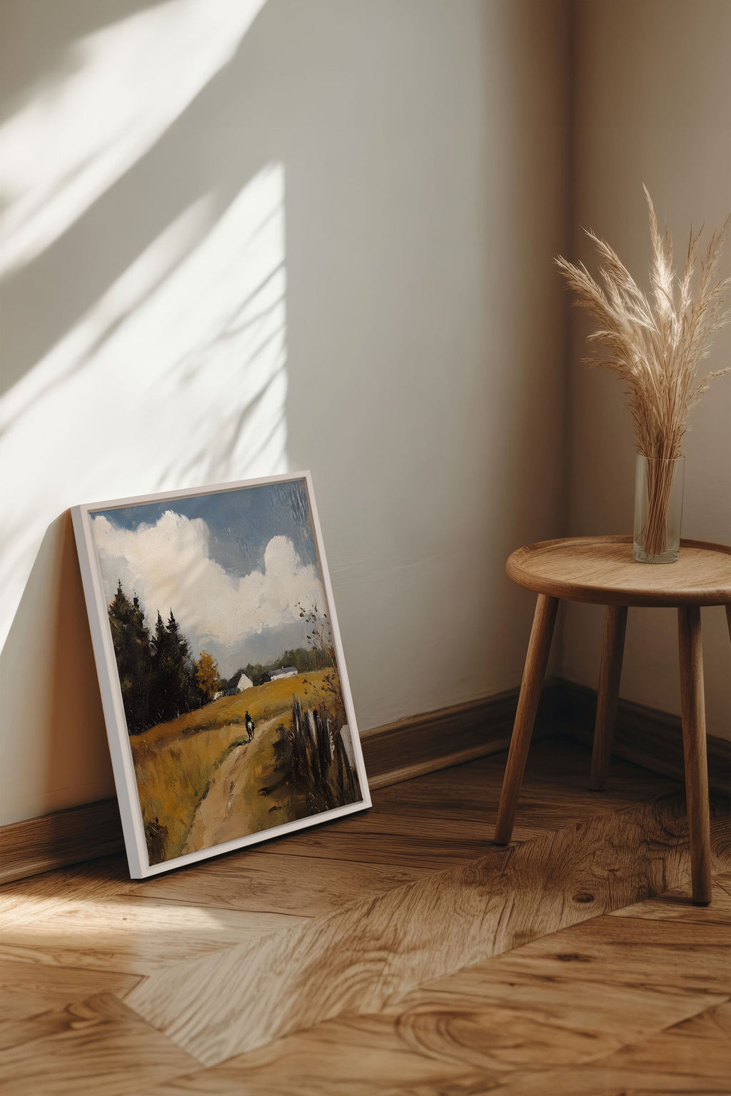 Through the Fields, Stretched Canvas Artwork
