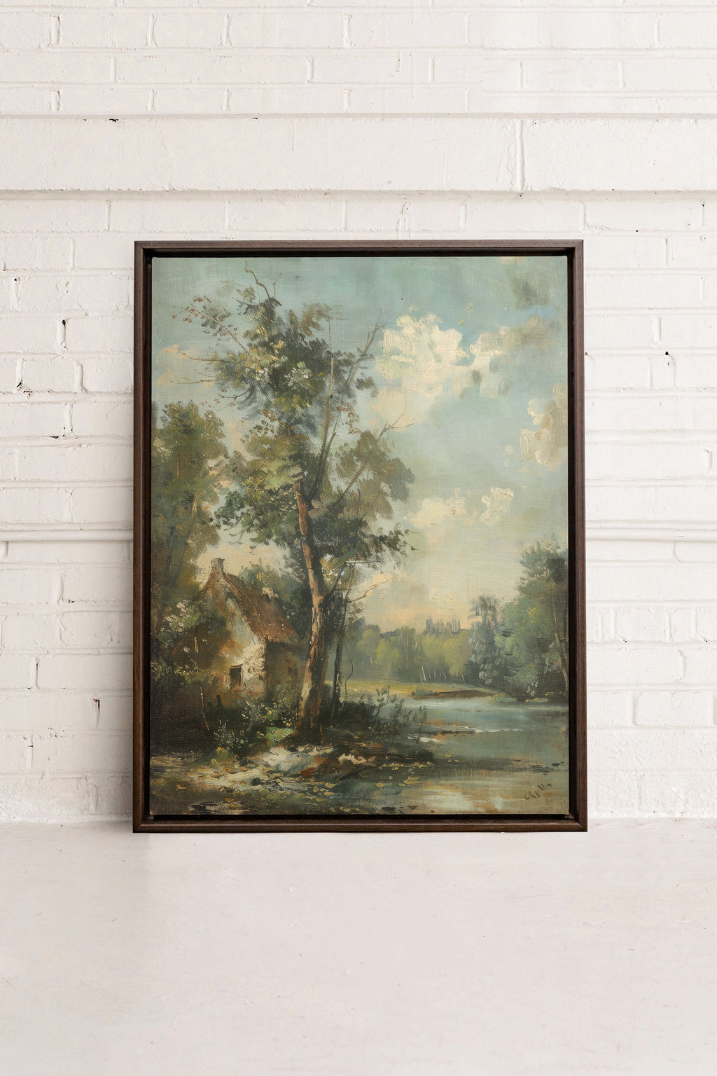 French Homestead, Stretched Canvas Artwork