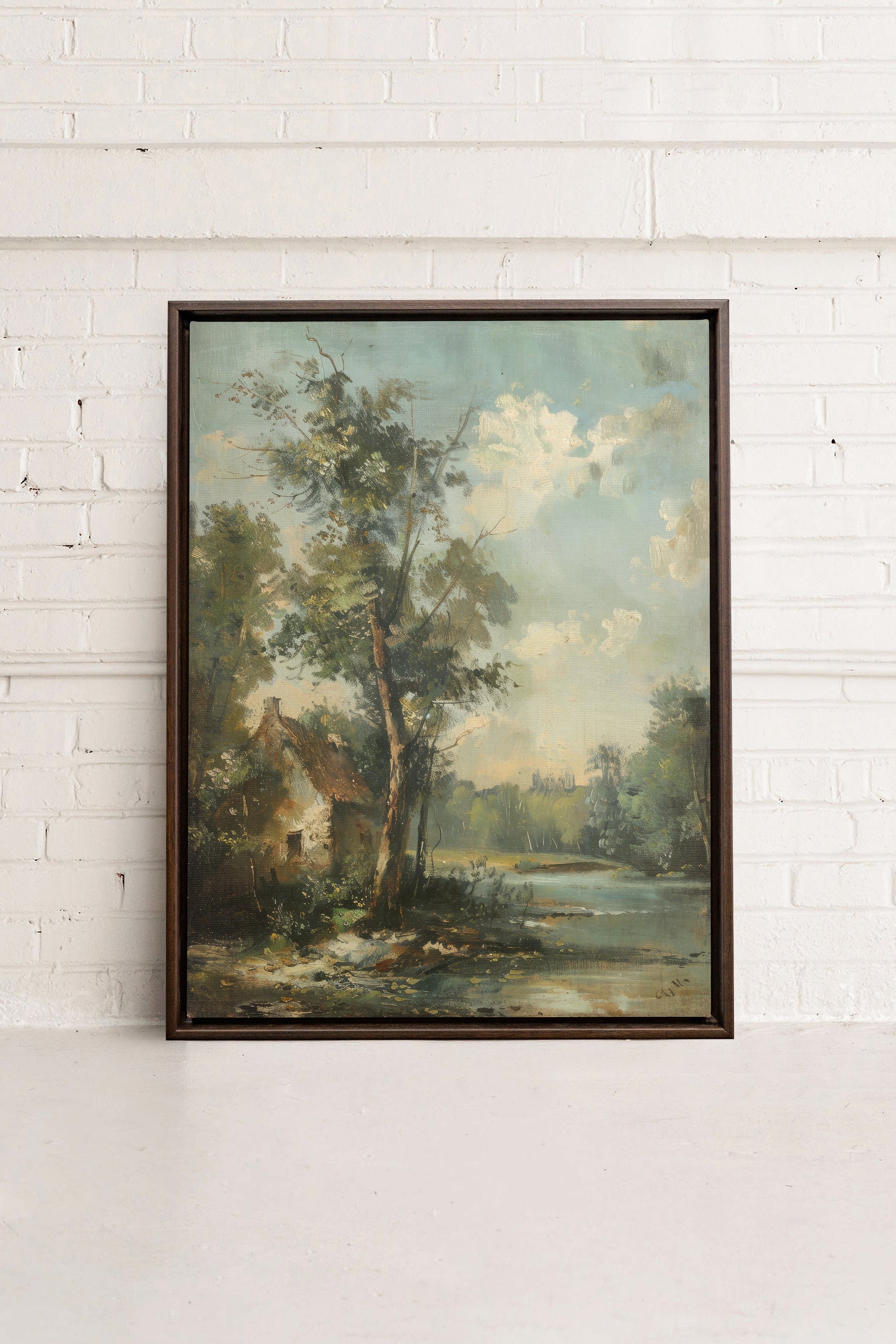 French Homestead, Stretched Canvas Artwork