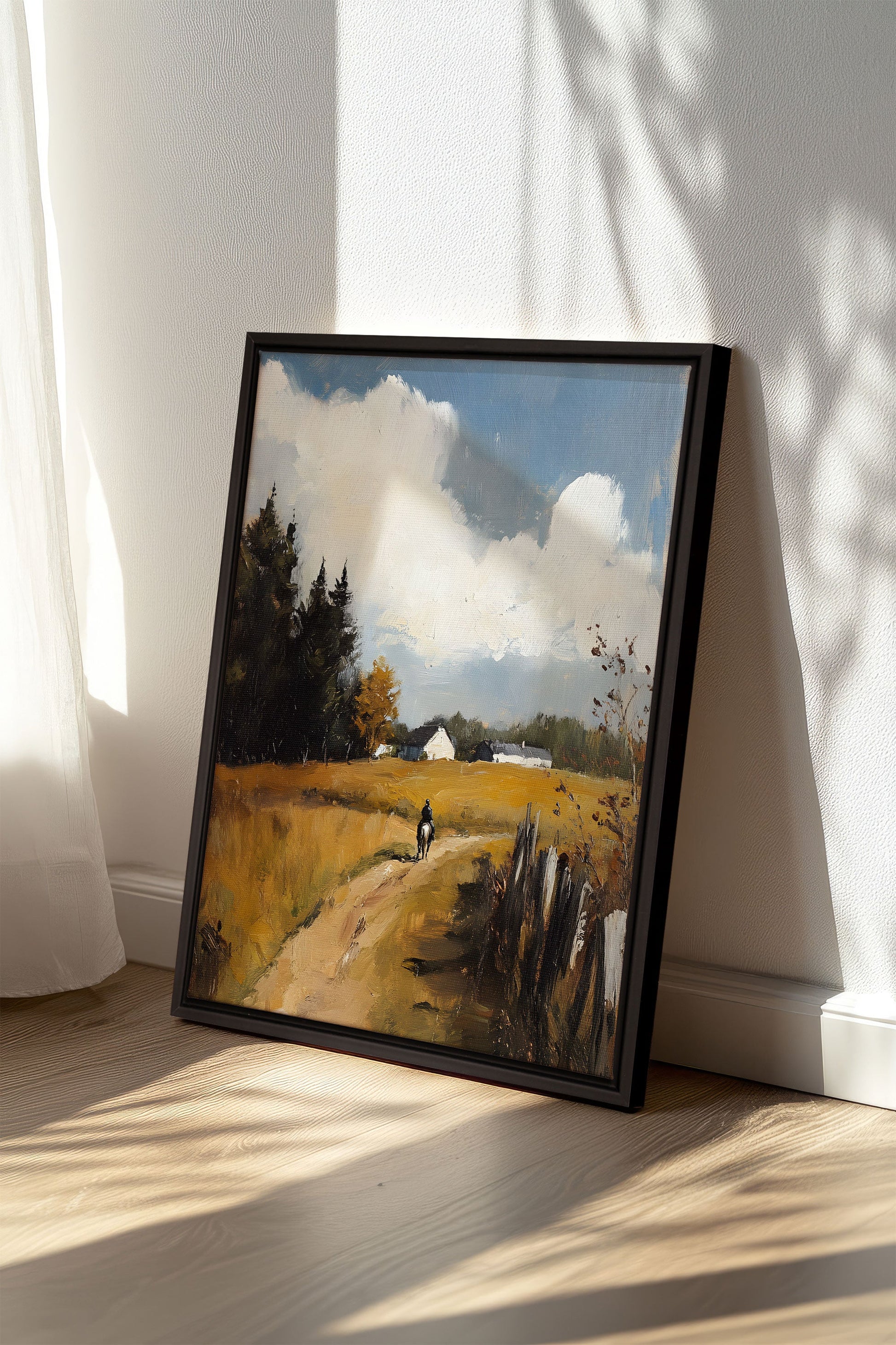 Through the Fields, Stretched Canvas Artwork