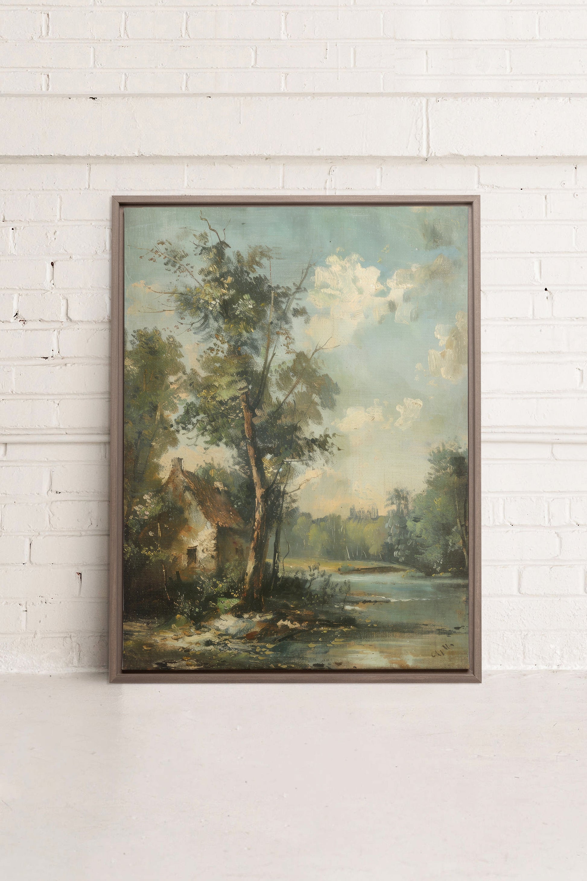 French Homestead, Stretched Canvas Artwork
