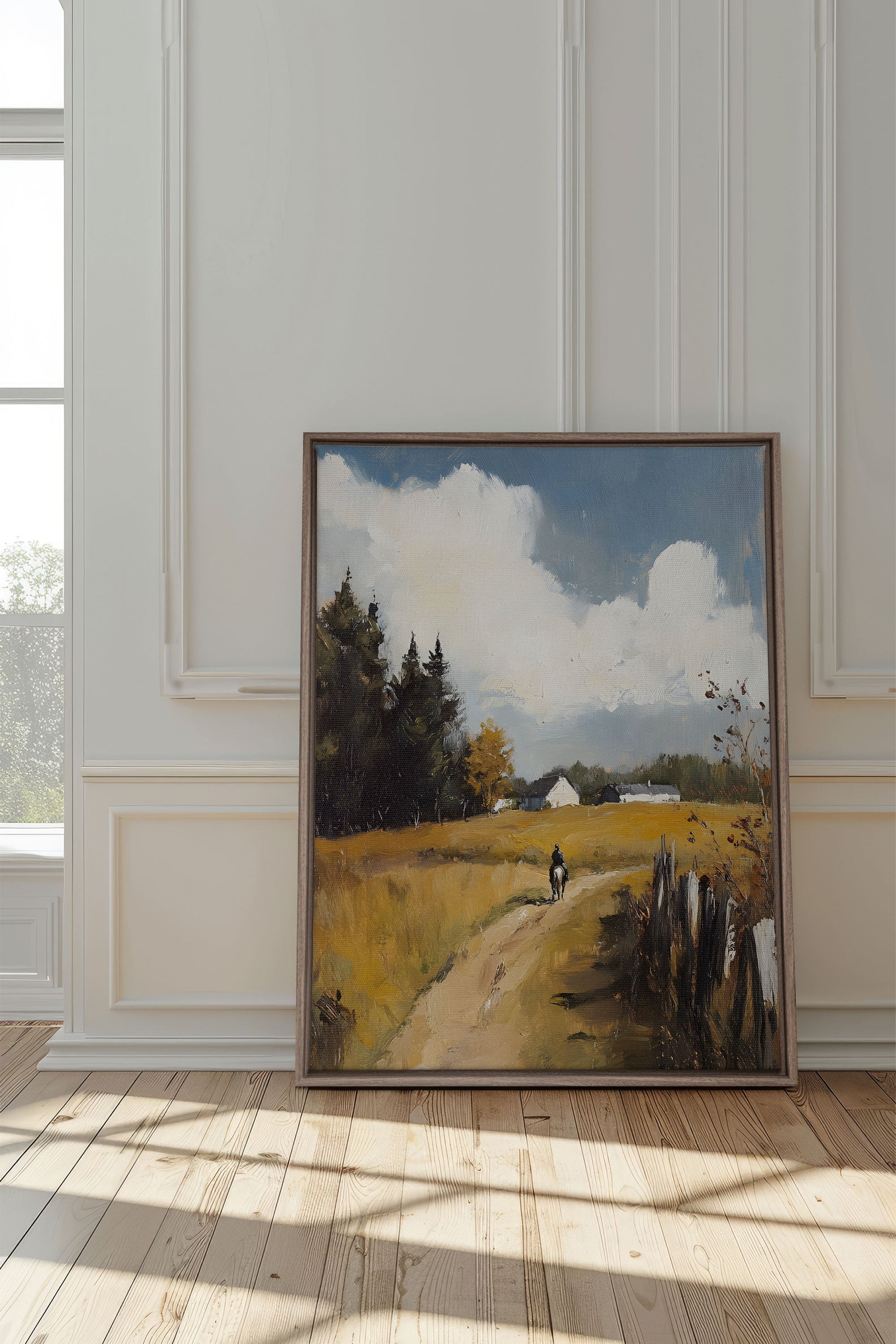 Through the Fields, Stretched Canvas Artwork