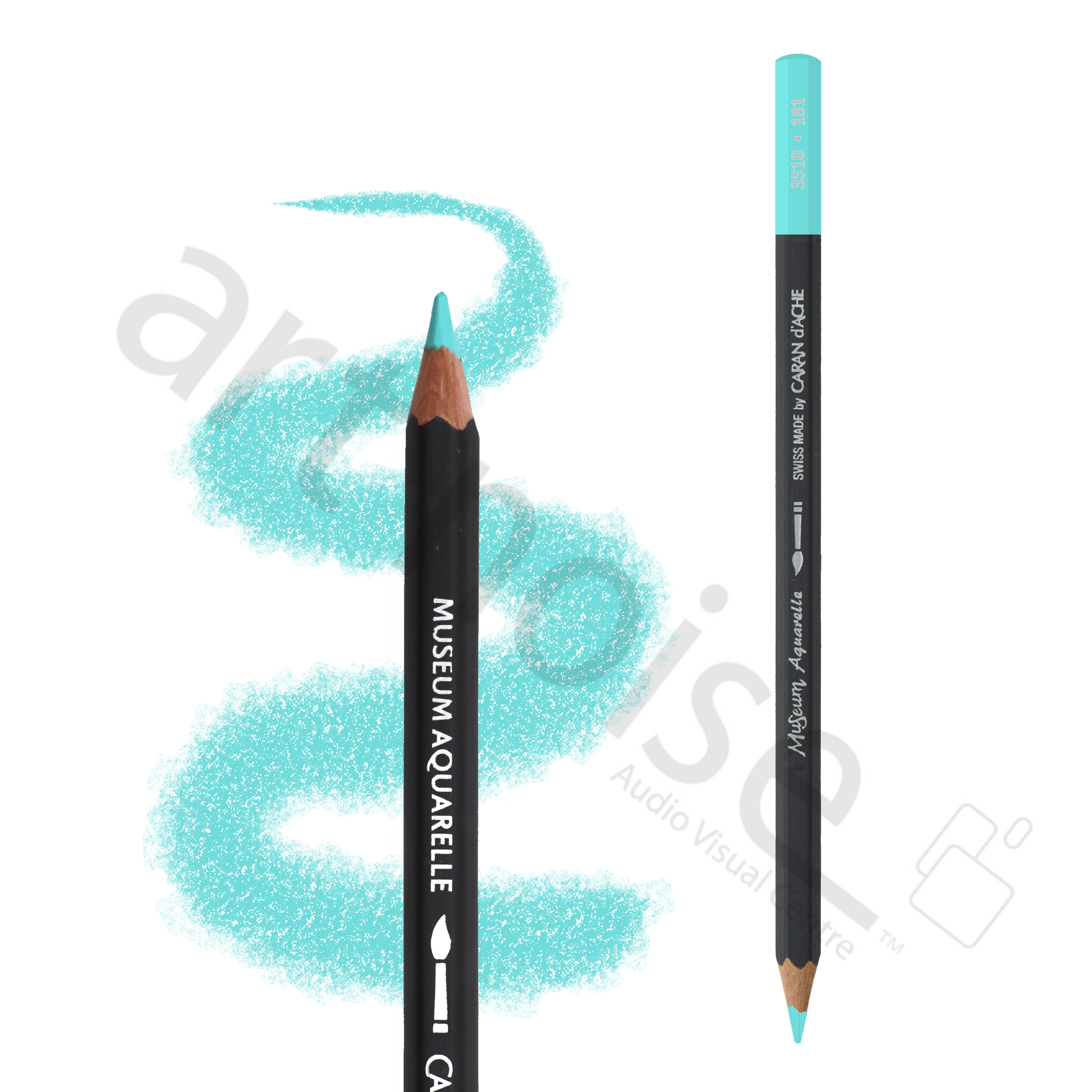 Caran d'Ache - Museum Watercolor Pencil - Blues & Greens
