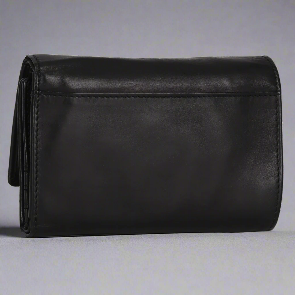 BOL Women's Square Tab Leather Wallet