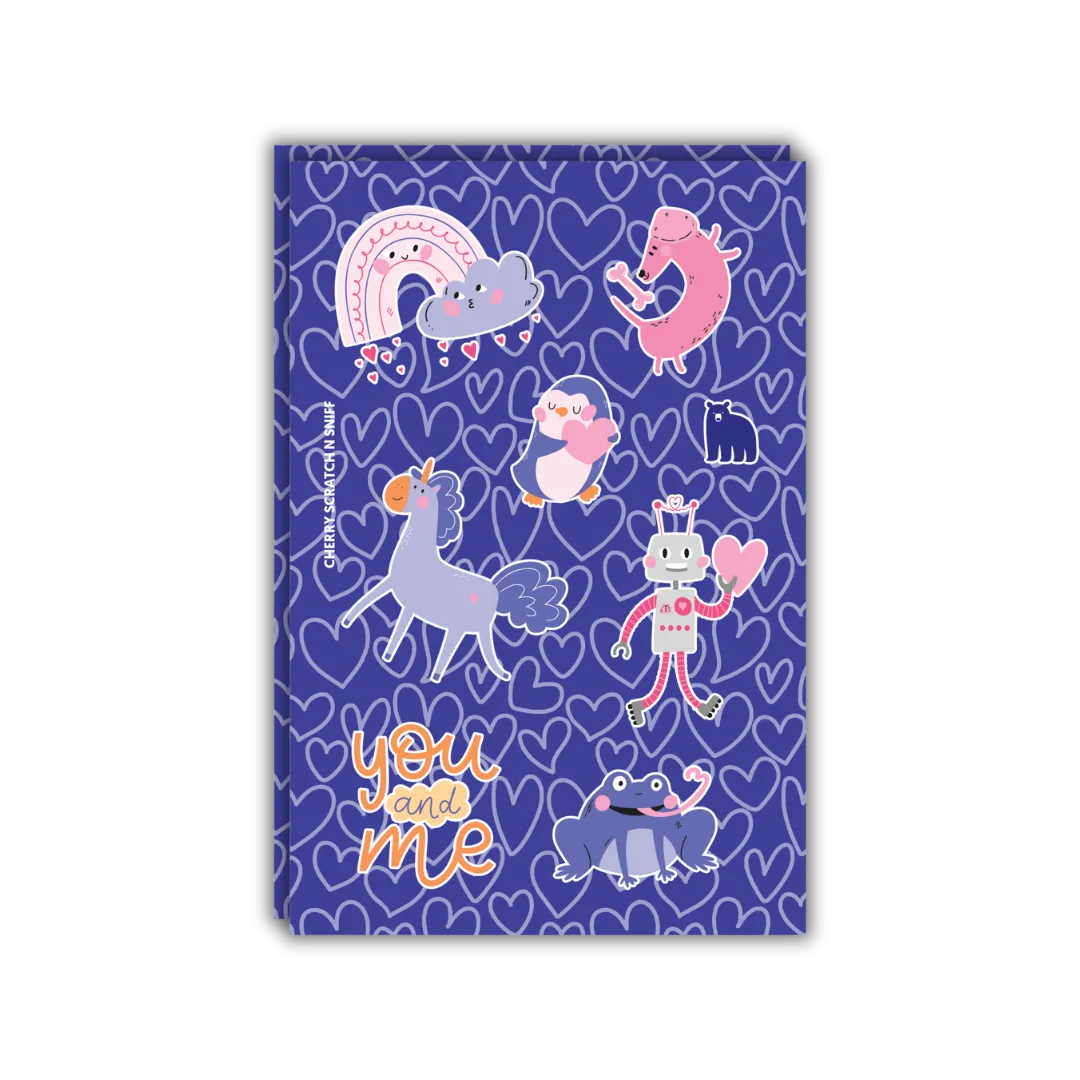 You and Me - Four Bears Sticker Club