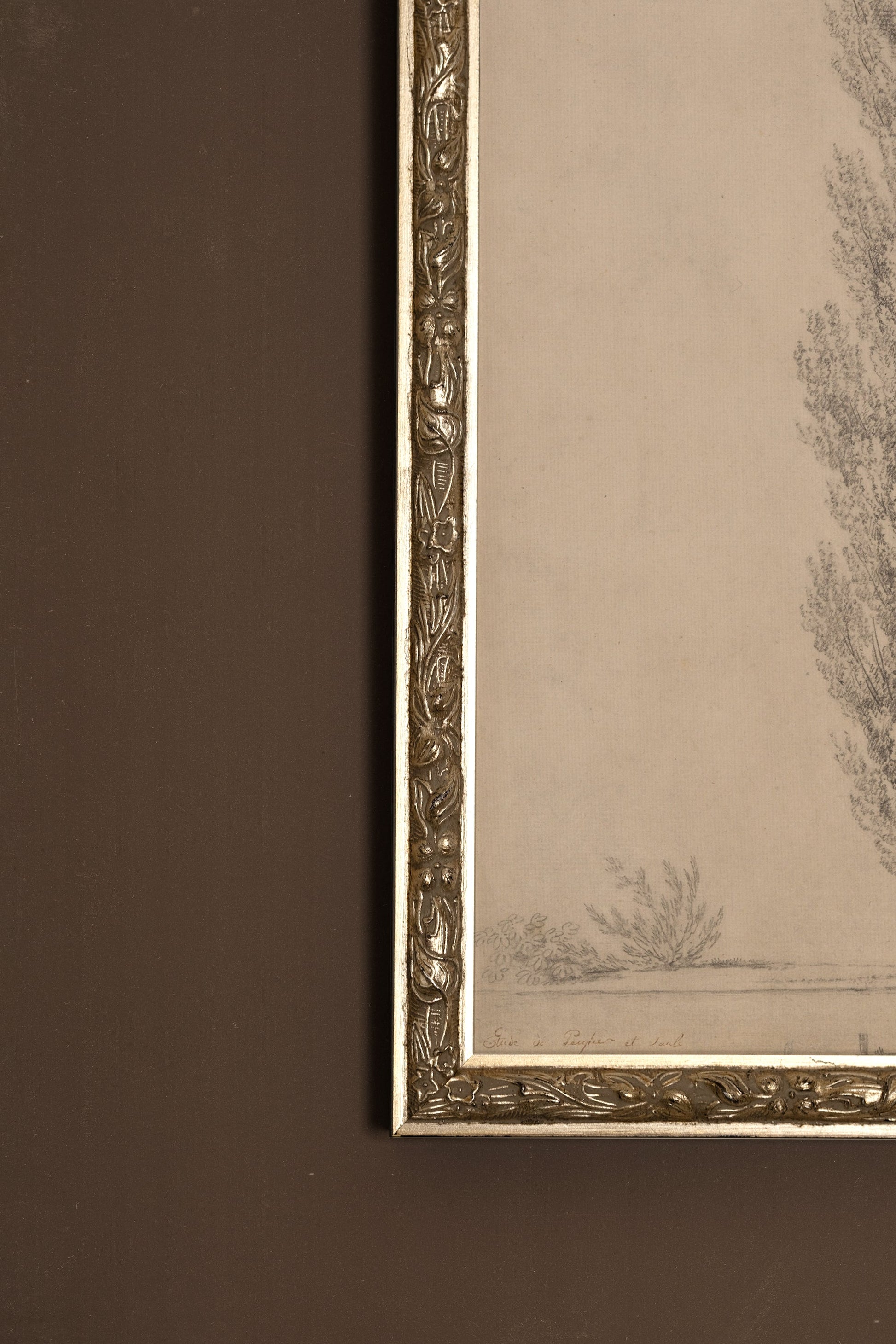 Poplar Breeze, Vintage Silver Frame